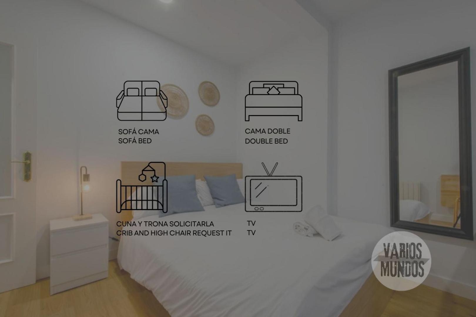 Calle Regueros Loft Para 3Pax En Pleno Chueca マドリード エクステリア 写真
